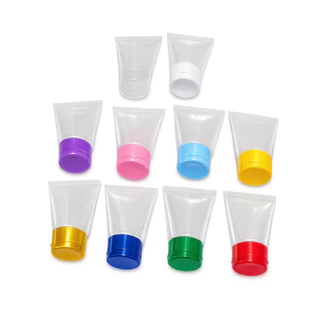 Bisnagas transparentes 30ml C/ Tampa Flip Top - 10/20/30/40/50 P/ Álcool em Gel Cosméticos lembrança em Oferta na Shopee