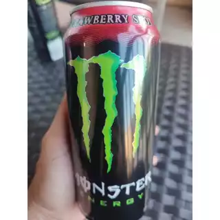 Monster Energy - Strawberry Shot - 473ml - Lacre Vermelho