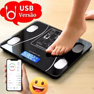 Profissional Balança Bioimpedância Digital  lmc Aplicativo Bluetooth, USB, Fitness Treino 180kg em Oferta na Shopee