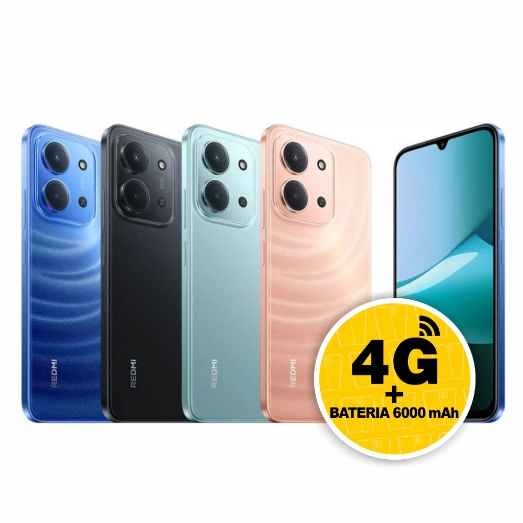 Celular Xiaomi Redmi 15C 4G Tela LCD 6.9 Câmera 50MP Versão Global