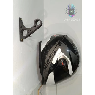 Suporte para Capacete de Parede – Compacto e Resistente - Kit com 2 unidades