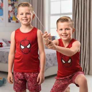 Pijama Personagem Infantil Masculino Pijama Malha Verão em Oferta na Shopee