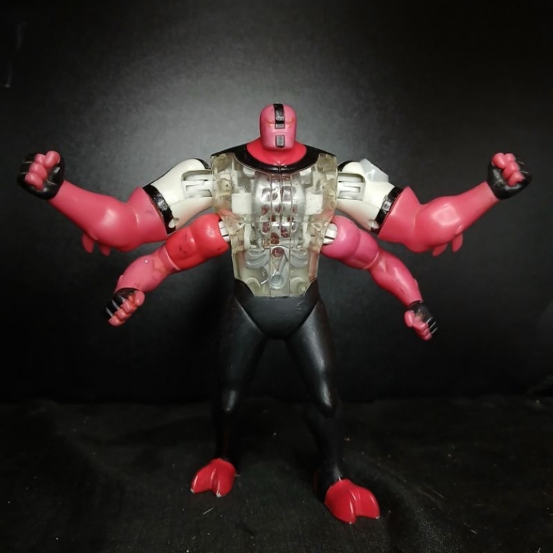 Raro Boneco Ben 10 Clássico Quatro Braços DNA Alien Heroes