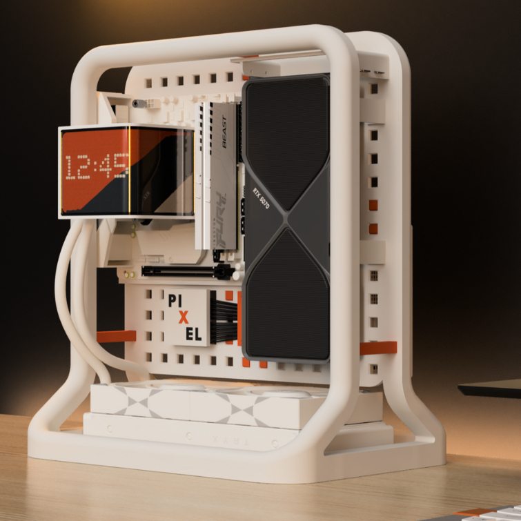 Gabinete Gamer Open Frame | Case Aberto Modular Personalizável