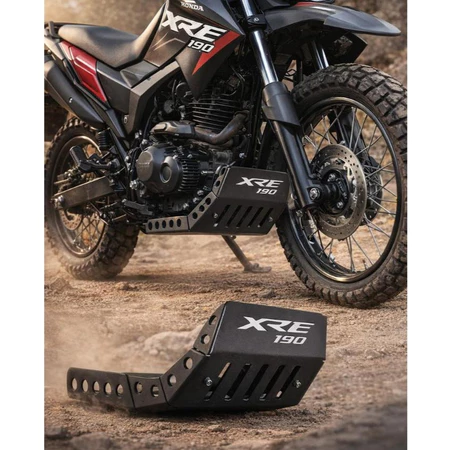 Protetor de Cárter Honda XRE 190 Chapa Reforçada Aço Carbono 2016 a 2026