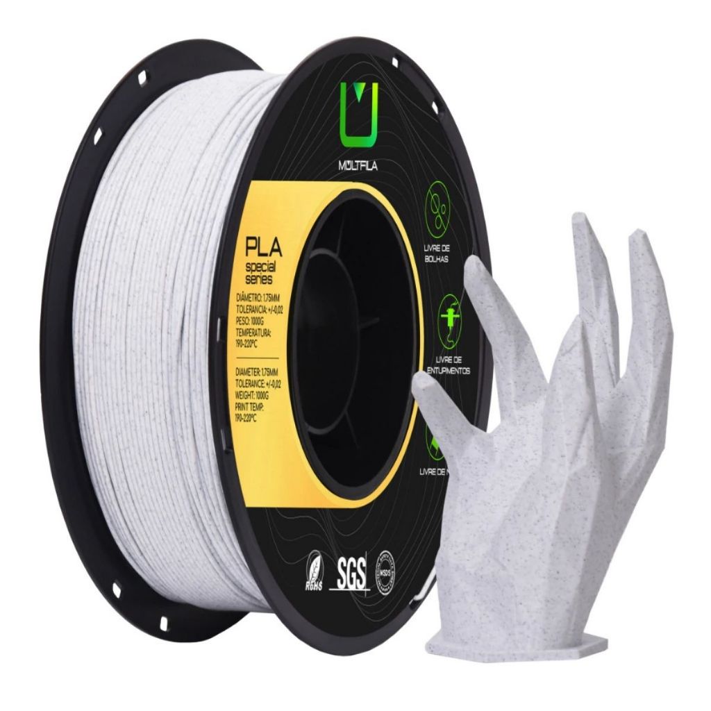 Filamento Multfila para Impressora 3d PLA 1kg 1.75mm Diversas Cores ...