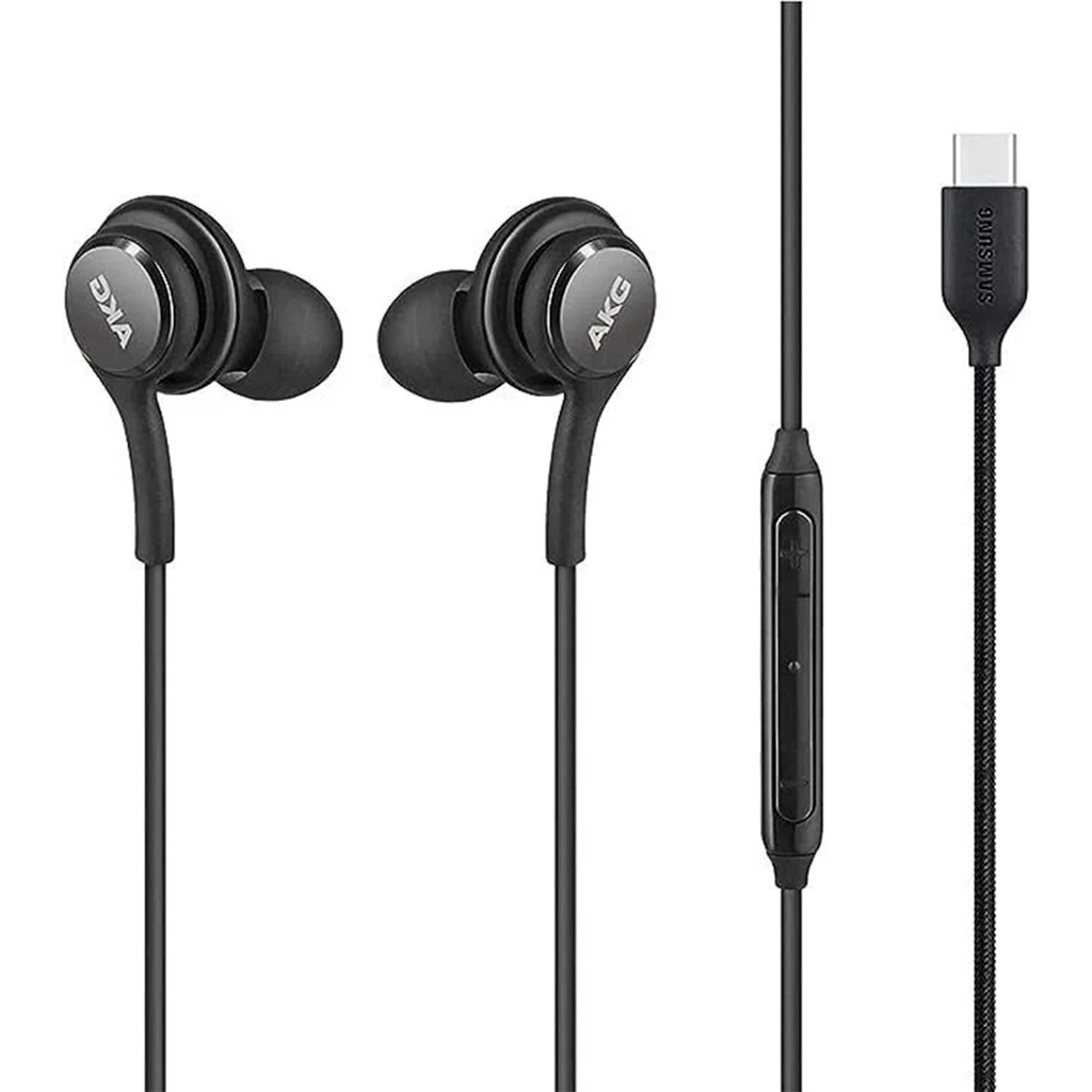 Fone de Ouvido com Fio Tipo-C Original AKG com 4 ear tips extras 3.5 mm ...