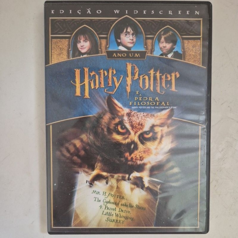 DVD HARRY POTTER E A PEDRA FILOSOFAL | Shopee Brasil