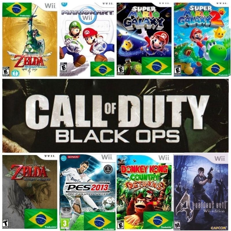 Nintendo Wii Completo Lotado de jogos - Wii Desbloqueado - Wii