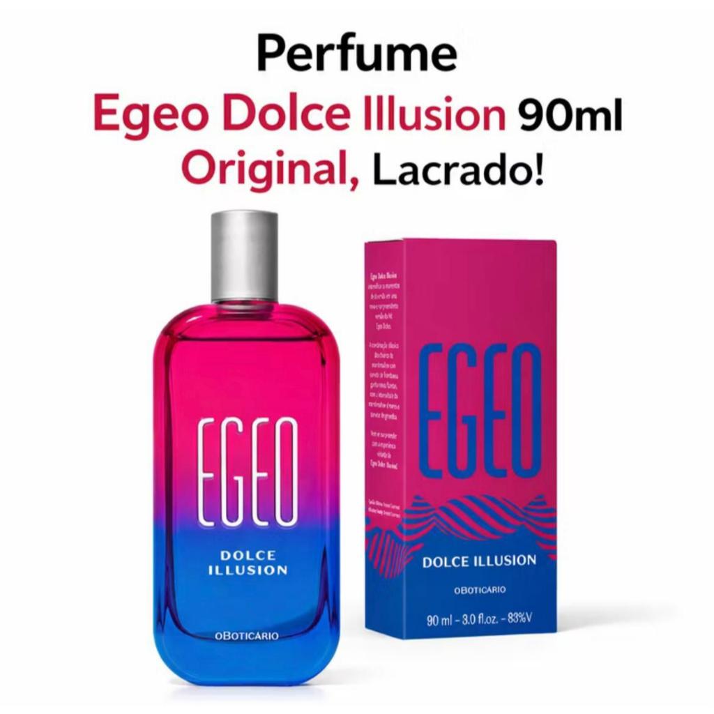 Colônia Egeo Dolce Illusion O Boticário 90 ml em Oferta na Shopee