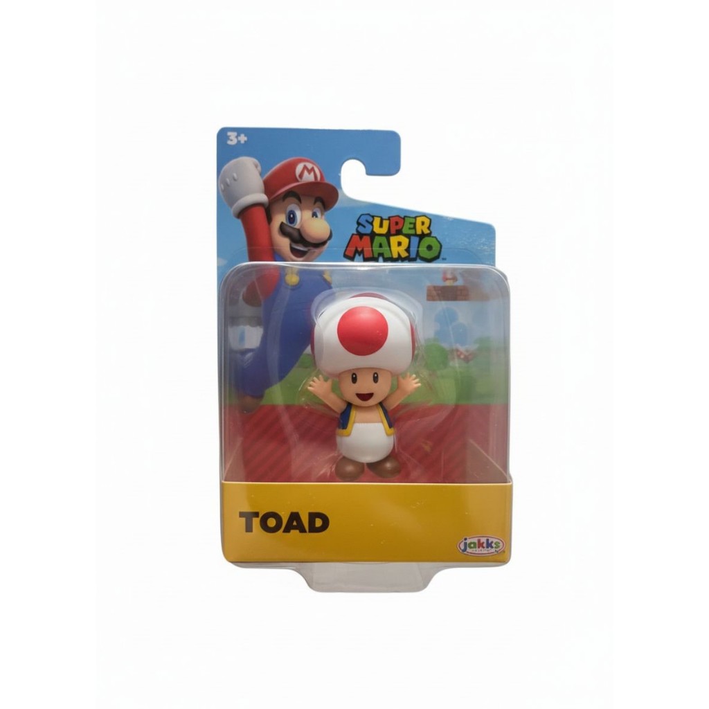 Boneco Toad Super Mario Bros – 2,5” Original Licenciado Nintendo | Sunny Brinquedos em Oferta na Shopee