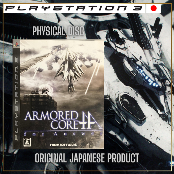 🤖 Armored Core: For Answer (ACfA) PS3 - Edição Original Japonesa