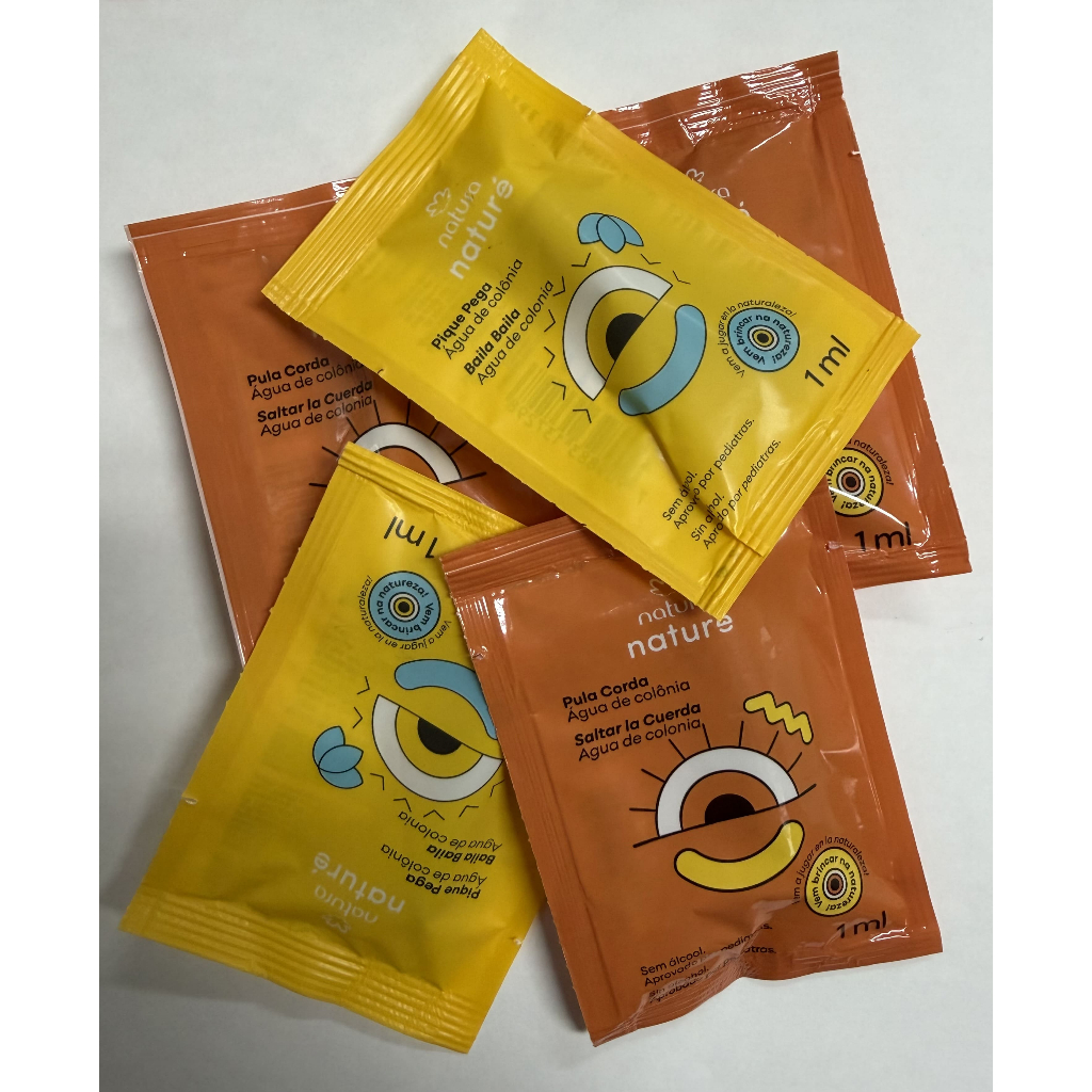 Colônia Natura Naturé Infantil Diversas 1ml | Shopee Brasil