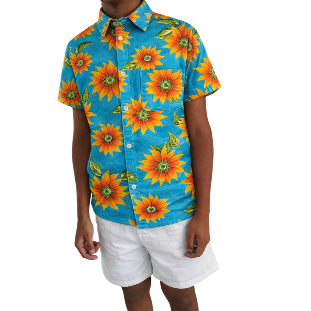 Camisa de Chita Floral Masculina | Carnaval e Festa Junina