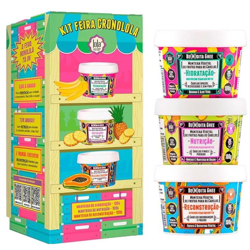 Kit Cronolola Bemdita Ghee Lola Cosmetics