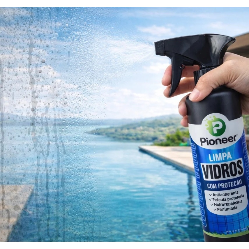 Limpa Vidros com Proteção Profissional - Pioneer 500ml ou 5L | Shopee ...