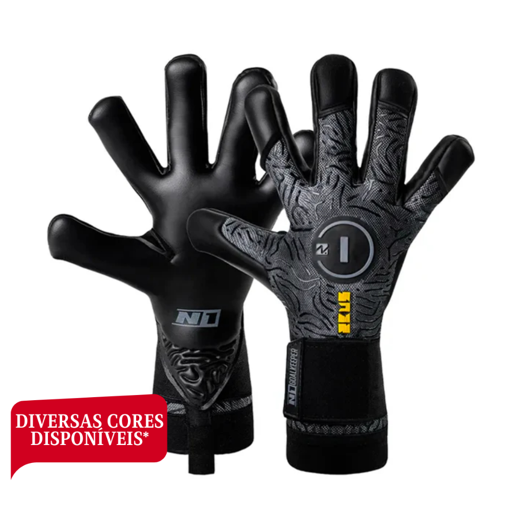 Luva De Goleiro Profissional N1 Zeus 2.0 Grip Extremo Corte Vapor