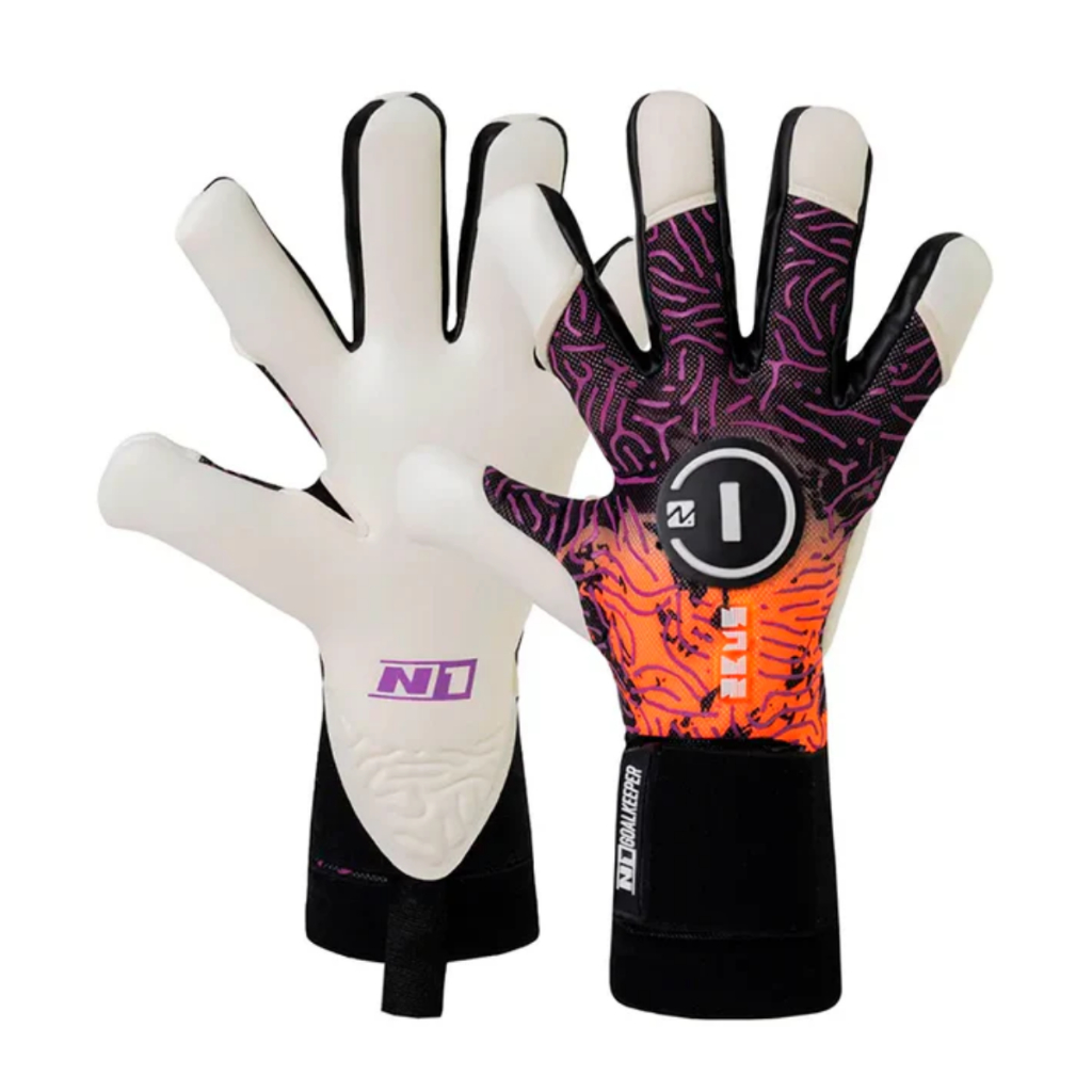 Luva De Goleiro Profissional N1 Zeus 2.0 Grip Extremo Corte Vapor
