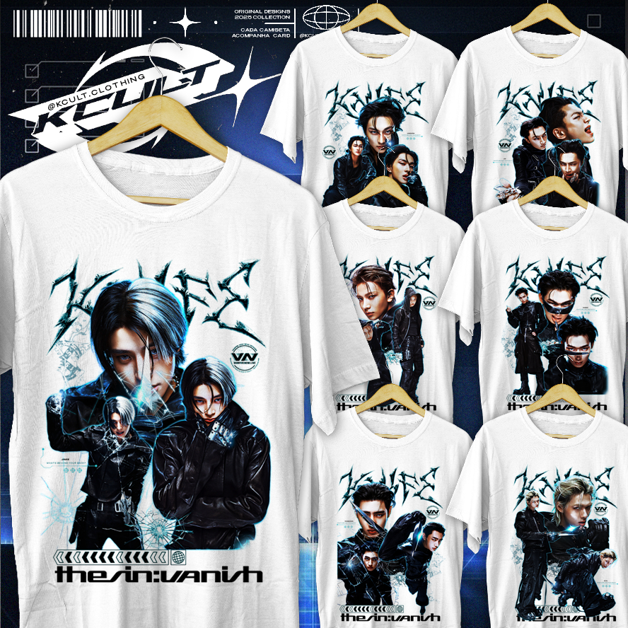LANÇAMENTO] Camiseta Unissex 'Knife' ENHYPEN 'The Sin: Vanish
