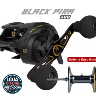 Carretilha Pesqueiro BLACK PIRA 400- 11 Rolamentos DRAG 18 KG. em Oferta na Shopee