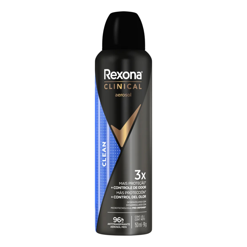 Desodorante Antitranspirante Aerosol Rexona Men Clinical Clean ...