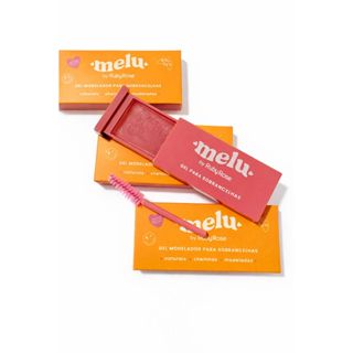 Gel Sobrancelha Melu Ruby Rose Modelador Fixador Natural Cheinhas Alinhadas Transparente 1 2 ou 3 Un