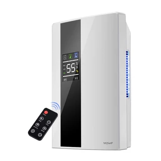 Desumidificador De Ar Ambiente Desumidificadores Eletrico Antimofo Portátil E Bivolt Operação Controle Remota Yesop