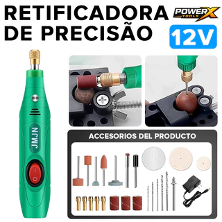 POWERX Mini Esmerilhadeira Elétrica De Perfuração Conjunto 18000rpm Velocidade Variável Polimento De Tool Rotativas