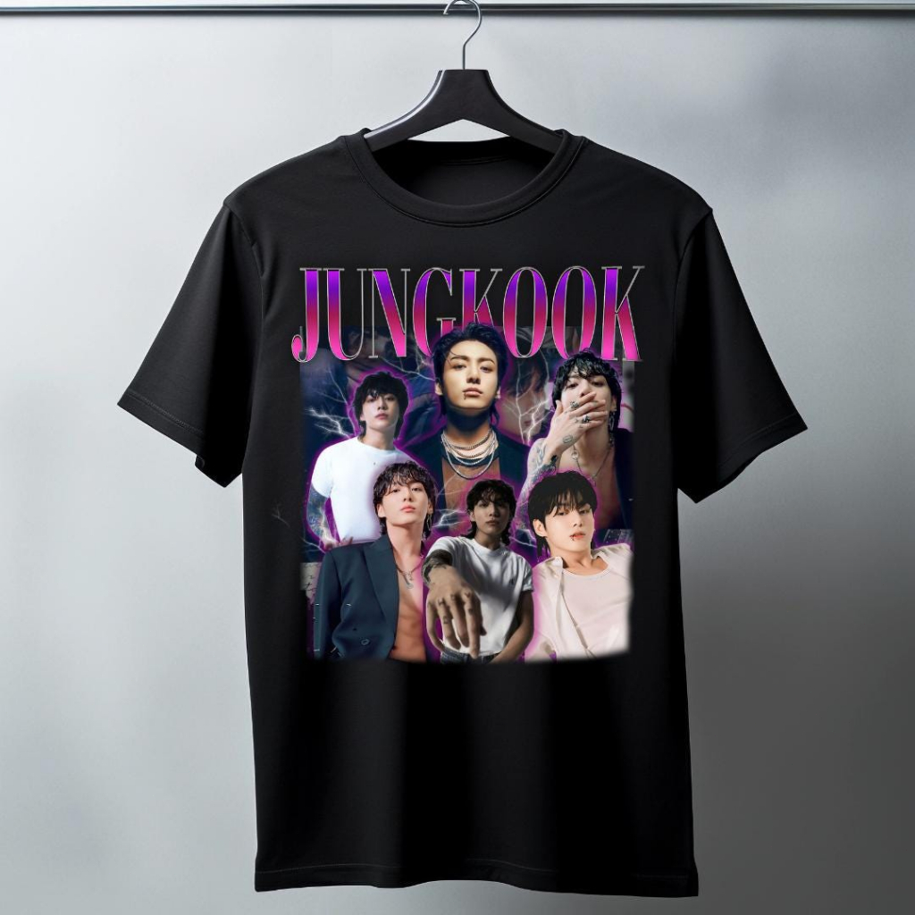 Camiseta Unissex Oversized Plus Size Feminina Masculina Jungkook