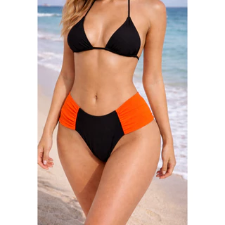 Biquini Feminino Cintura Alta Lateral Larga Borboleta em Oferta na Shopee