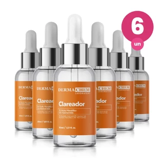 Kit 6 Sérum Clareador Clear 30ml Dermachem em Oferta na Shopee