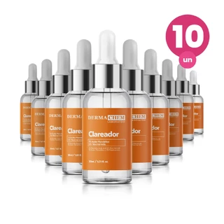 Kit 10 Sérum Clareador Clear 30ml Dermachem em Oferta na Shopee