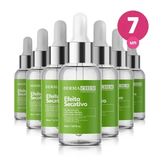 Kit 7 Sérum Efeito Secativo 30ml Dermachem em Oferta na Shopee