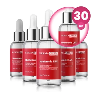Kit 30 Sérum Ácido Hialurônico 1,5% 30ml Dermachem em Oferta na Shopee