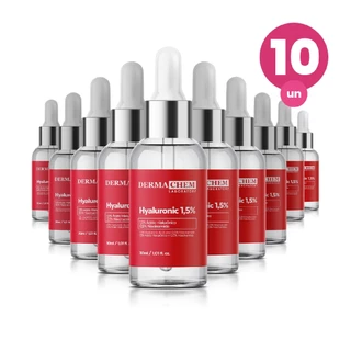 Kit 10 Sérum Ácido Hialurônico 1,5% 30ml Dermachem em Oferta na Shopee