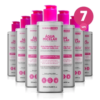 Kit 7 Água Micelar Ácido Hialurônico Make Out 250ml Dermachem em Oferta na Shopee