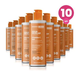 Kit 10 Água Micelar Vitamina C 250ml Dermachem em Oferta na Shopee