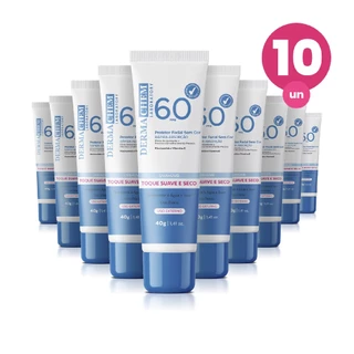 Kit 10 Protetor Solar Rosto FPS60 40g Dermachem em Oferta na Shopee