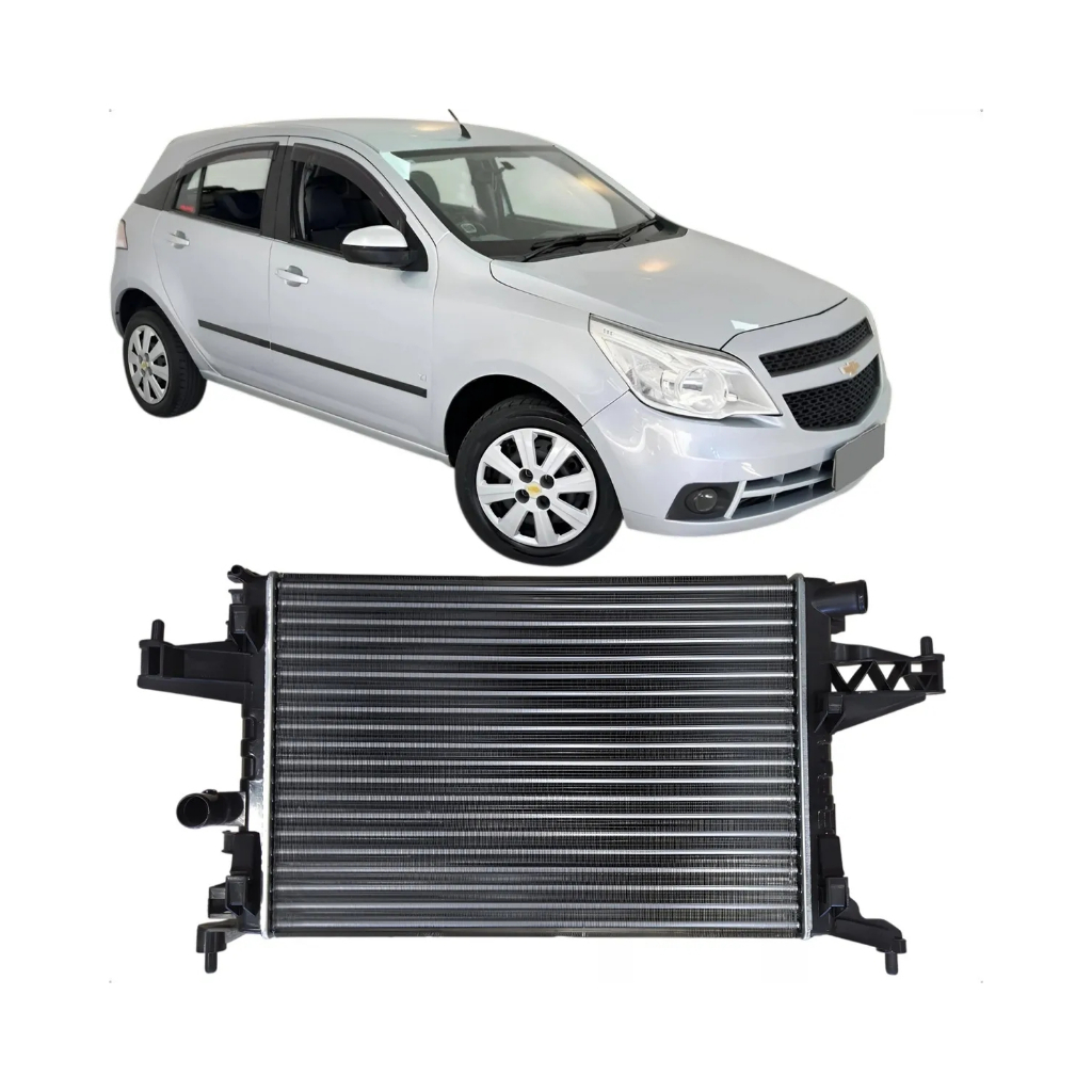 Radiador Agile 2009 2010 2011 2012 2013 | Shopee Brasil