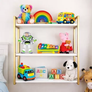 Kit 3 Prateleira Suspensa Industrial Estante Ferro Madeira Cozinha Sala Porta Quadro Decoração Porta Brinquedo em Oferta na Shopee