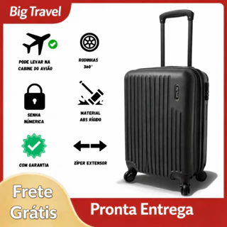 Mala Avião Bordo 10kg com Rodinhas Giratórias 360 Viagem Extensor Bagagem de Mão não Despacha em Oferta na Shopee