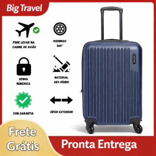 Mala Viagem Bordo 10kg Expansível Cabine Rodinha Giratória Abs Premium Bagagem Mão Não Despacha em Oferta na Shopee