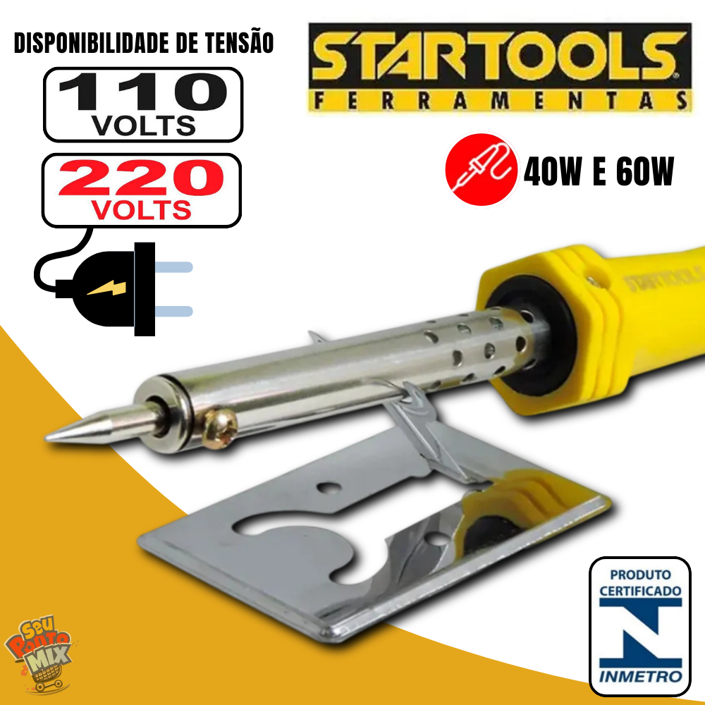 Ferro de Solda Profissional 40W ou 60W Bivolt 110V/220V para Soldagem ...