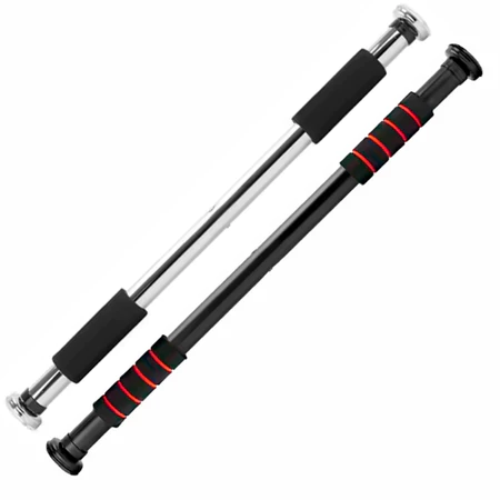 Barra Para Flexão de Exercícios Treino Regulável Pressão 62 A 100 Cm Fixa