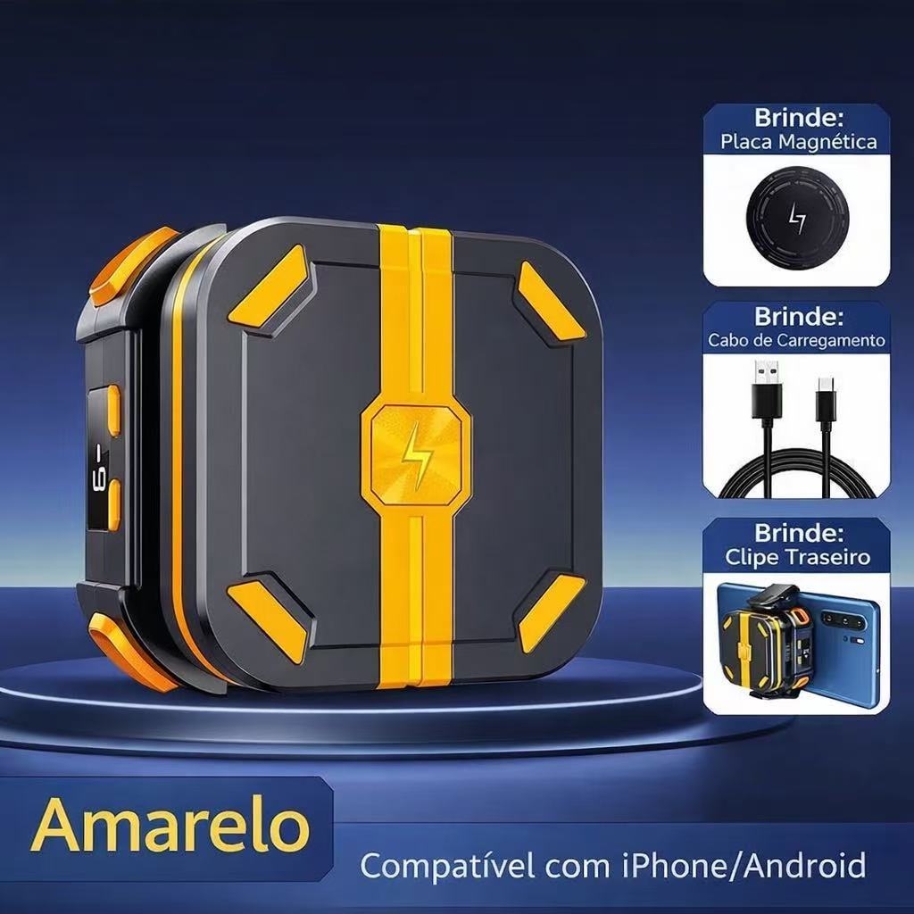 Cooler Magnético P70 Gamer Alta Performance para Celular, Sem Fio ou ...