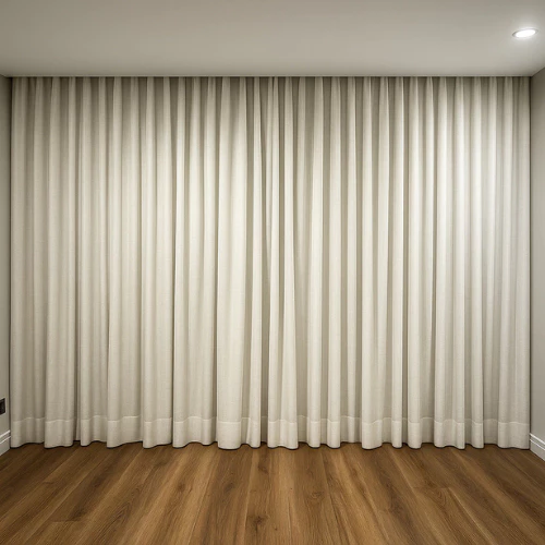 Cortina Trilho Suíço Duplo Voil Linho + Forro Blackout 6,00 x 2,30/2,40/2,50/2,60/2,70/2,80 Alto Padrão