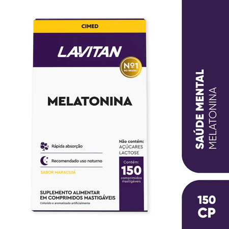 Melatonina Maracujá Contém 150 unid Lavitan CIMED