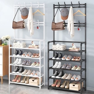 Arara 4/5 andar Sapateira Organizadora Cabideiro Suporte Multiuso Sapato Tenis Roupa Closet em Oferta na Shopee