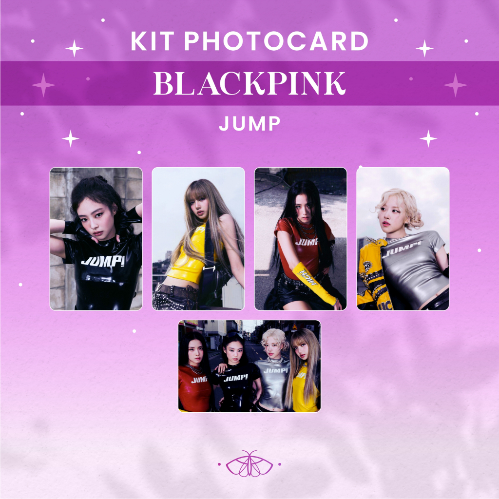 Photocard Black Pink JUMP • Escolha o Seu! Photocard Frente e
