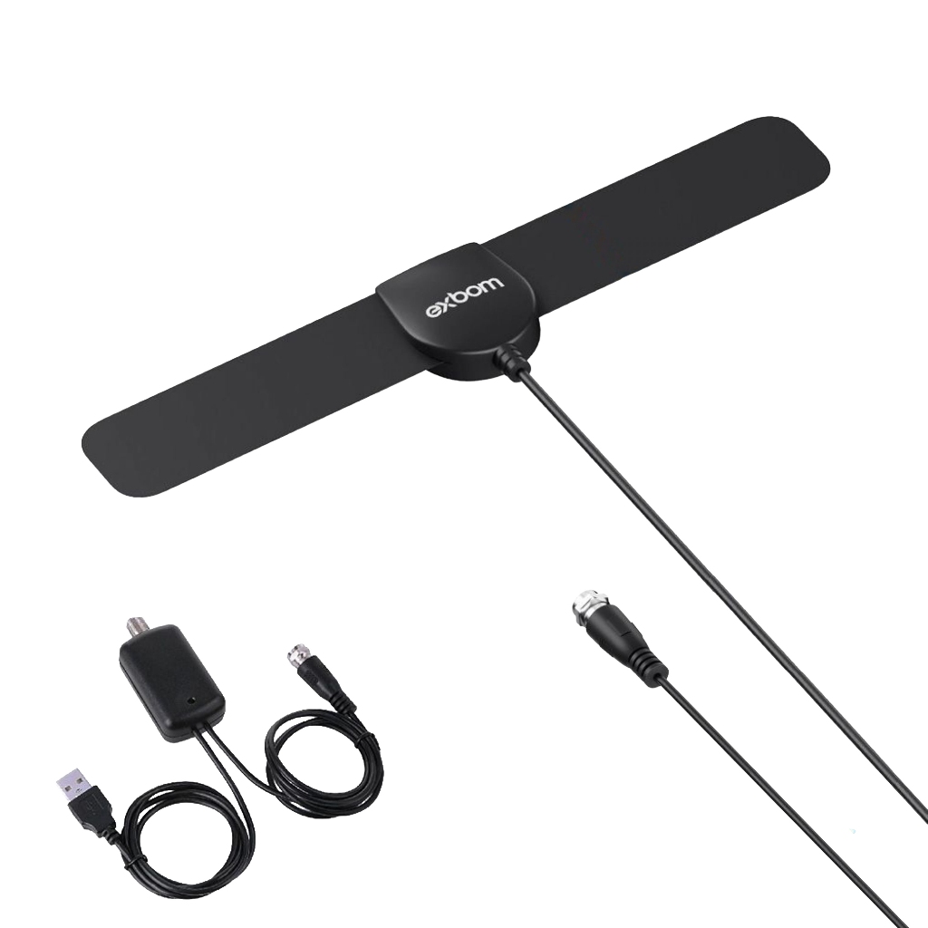 Antena de TV digital Ultrafina Com Amplificador discreto EXBOM Diversos ...